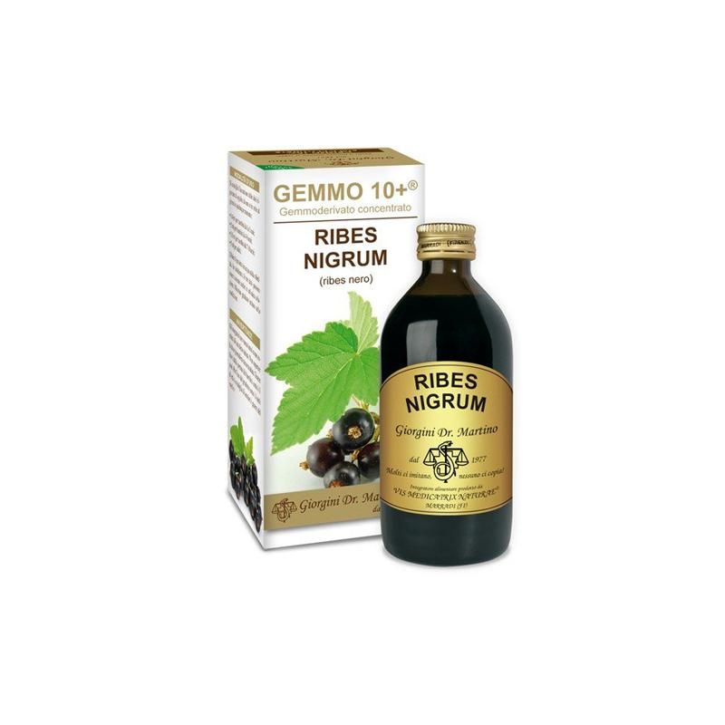 Gemmo 10+ Ribes Nero - Siero Liquido Non Alcolico 200ml