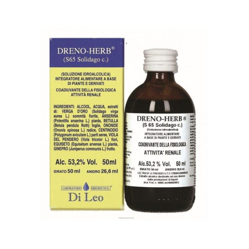 S65 Dreno-Herb Solidago Composto - Integratore Naturale, 50ml
