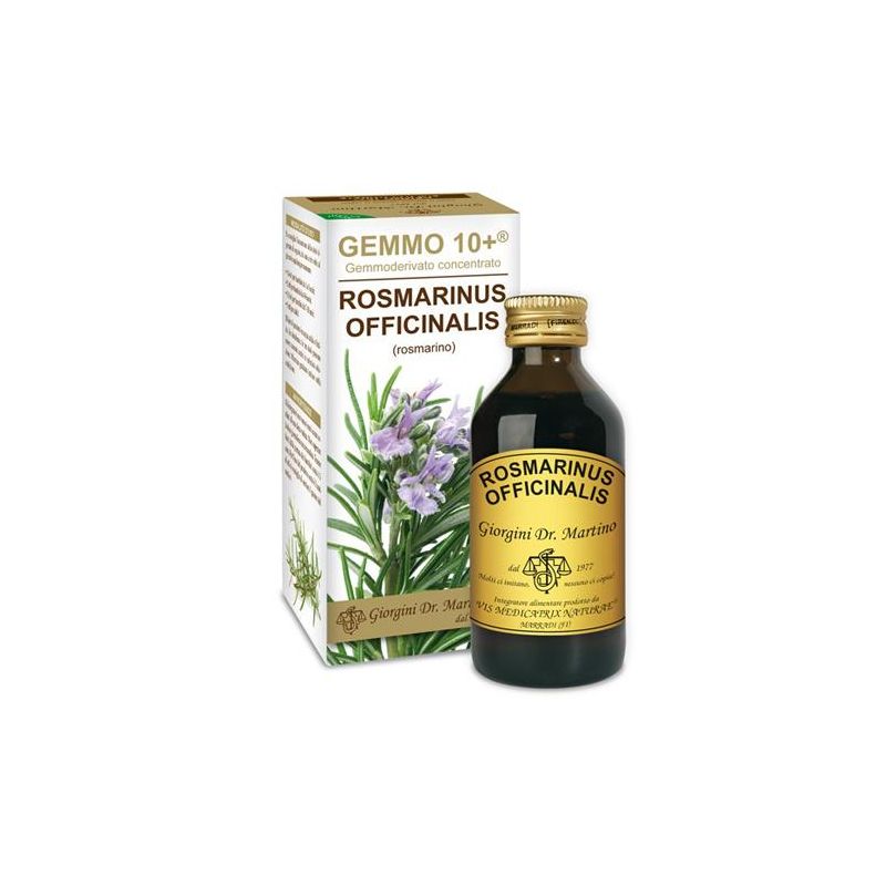 Rosmarino Liquido Analcolico Gemmo 10+ per Aromaterapia