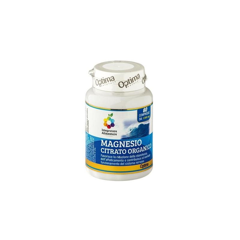 Citrato di Magnesio Organico - 60 Compresse da 1200mg