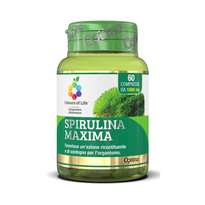 Colours Of Life Maxima Spirulina - 60 Compresse da 1000mg