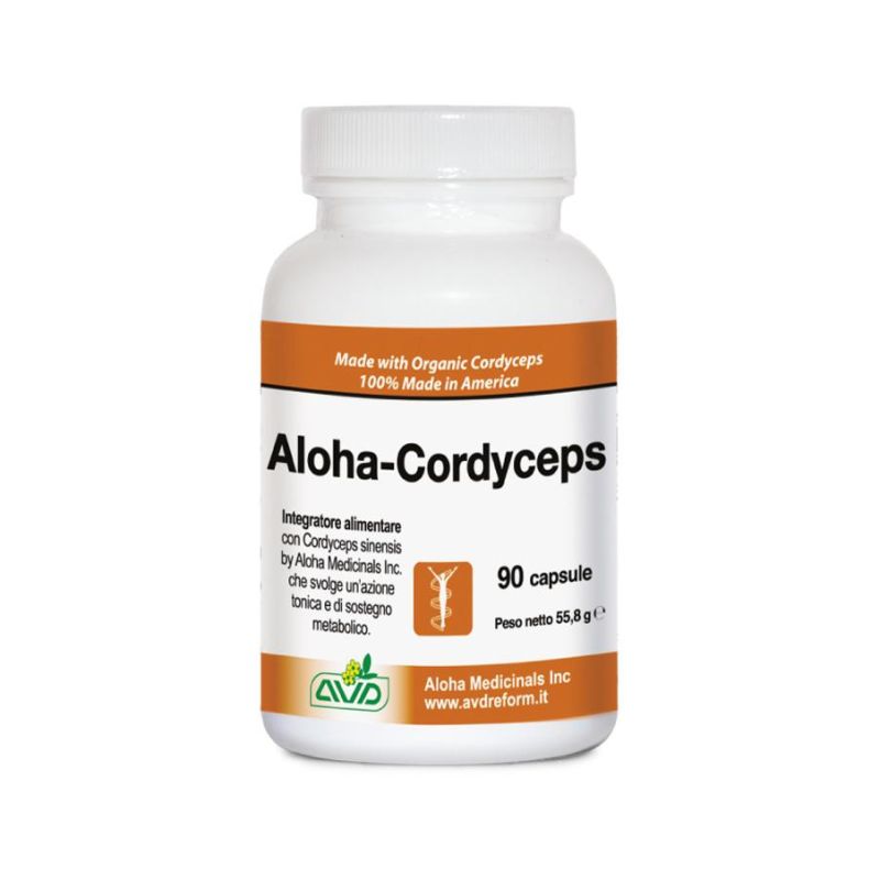 Aloha Premium Cordyceps Supplement - 90 Capsule
