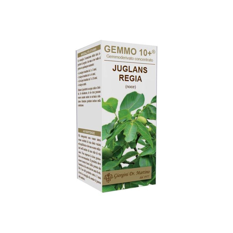 Gemmo 10+ Noce, Estratto Liquido Senza Alcool, 100ml