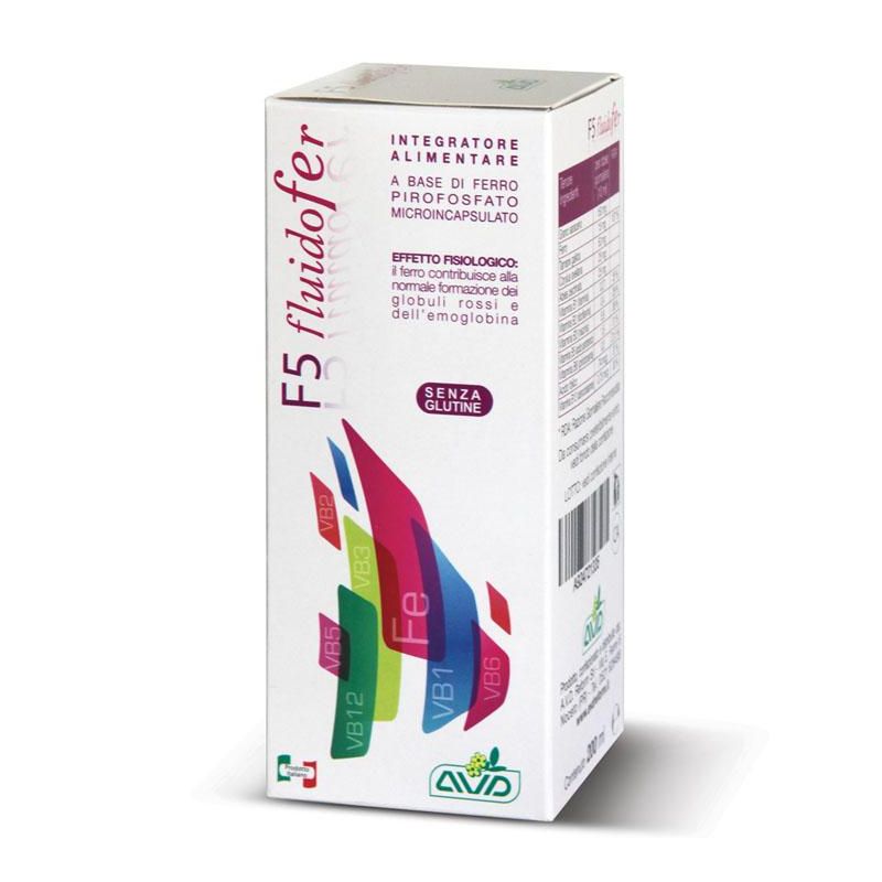 F5 Fluidofer - Integratore Liquido di Ferro - 200ml