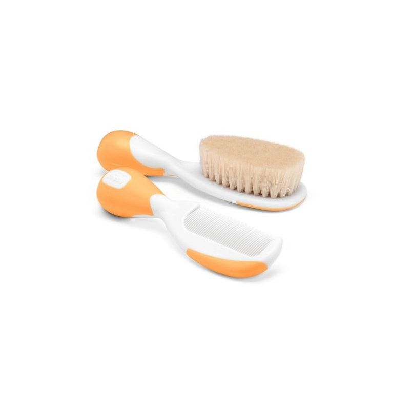 Chicco Spazzola e Pettine per Bambini in Arancio