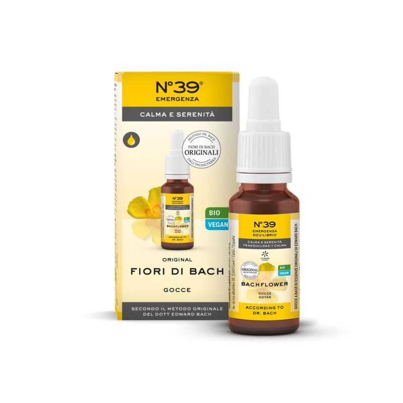 Lemon Pharma Bio Mix N39 con Fiori di Bach - Gocce Organiche 20ml