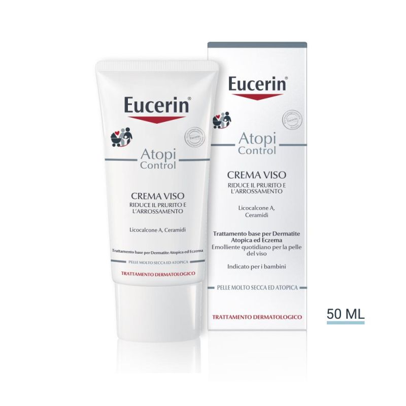 Eucerin AtopiControl Crema Idratante per il Viso - 50ml