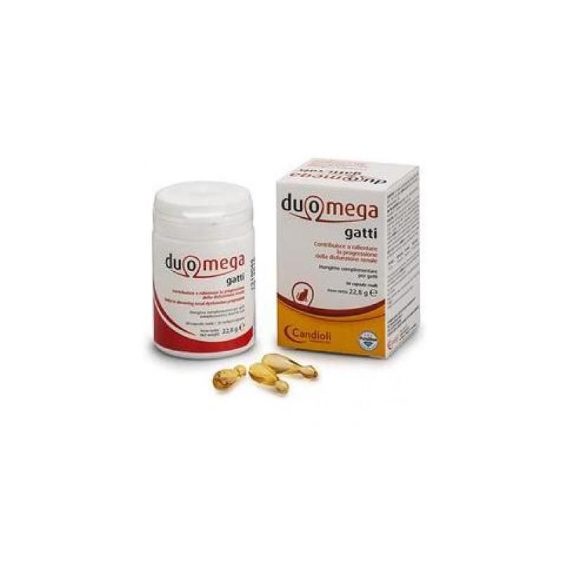Duomega Capsule Alimentari Complementari per Gatti - Confezione da 30