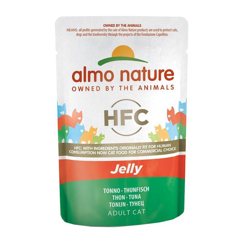 Almo Nature HCF Classic Jelly Con Tonno Per Gatti Adulti Busta 55g