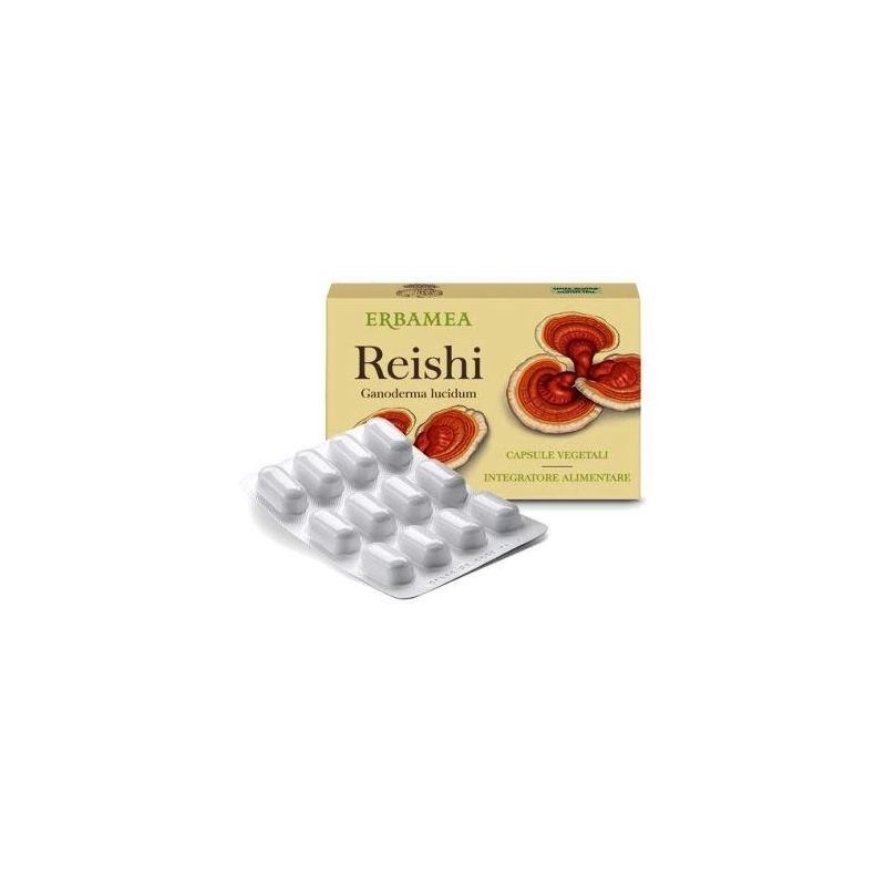 Erbamea Reishi Supplement - Pacco da 24 Capsule