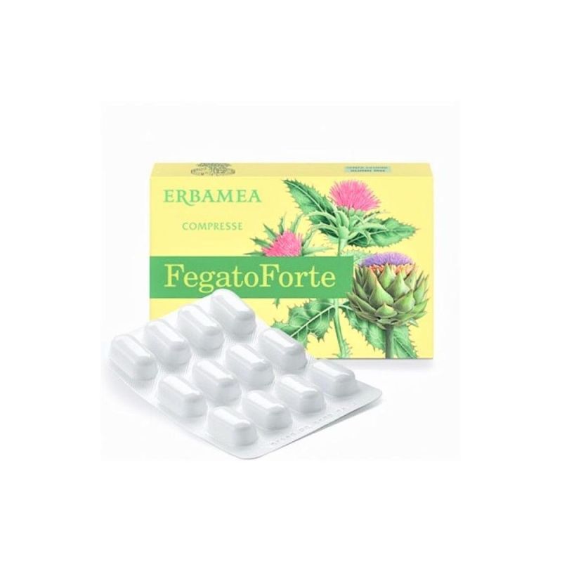 Erbamea Fegato Forte - Integratore per il Fegato con 24 Compresse