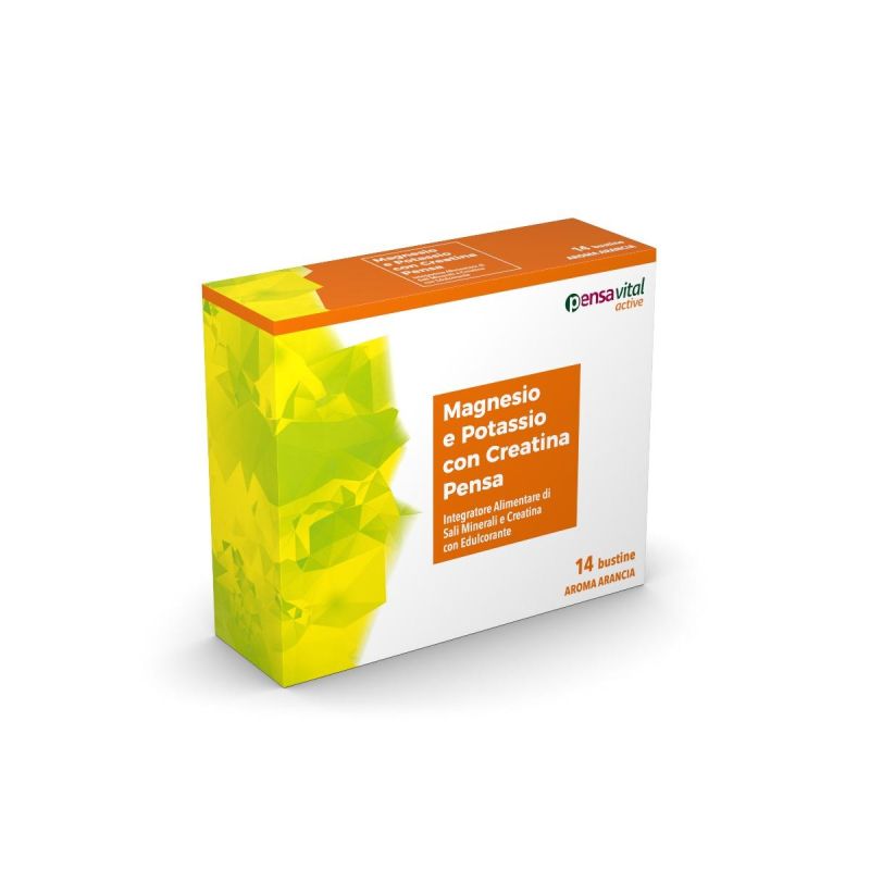 Magnesio e Potassio con Creatina sapore Arancia - 14 Bustine