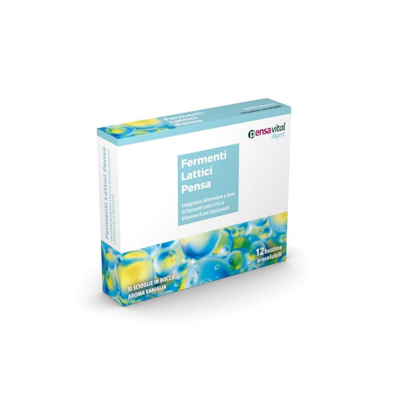 Pensa Fermenti Lattici - 12 Bustine Orosolubili per la Salute Intestinale