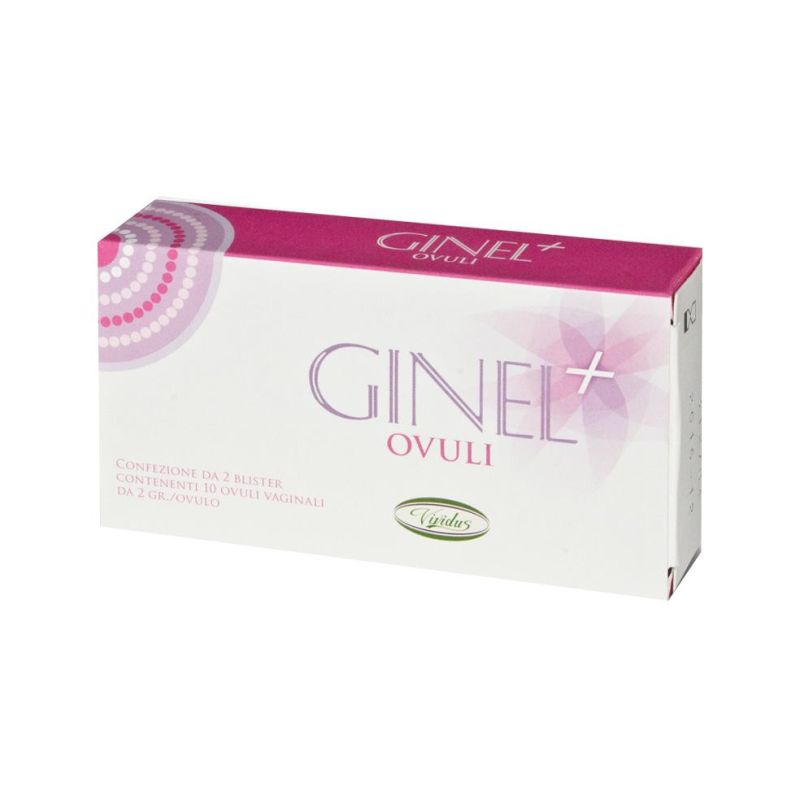 Ginel Plus - Ovuli Vaginali Salutari - Confezione da 10