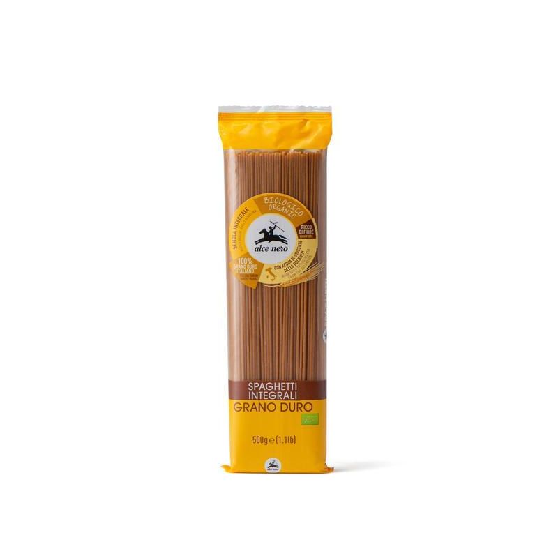 Alce Nero Bio Spaghetti Integrali di Grano Duro - 500g