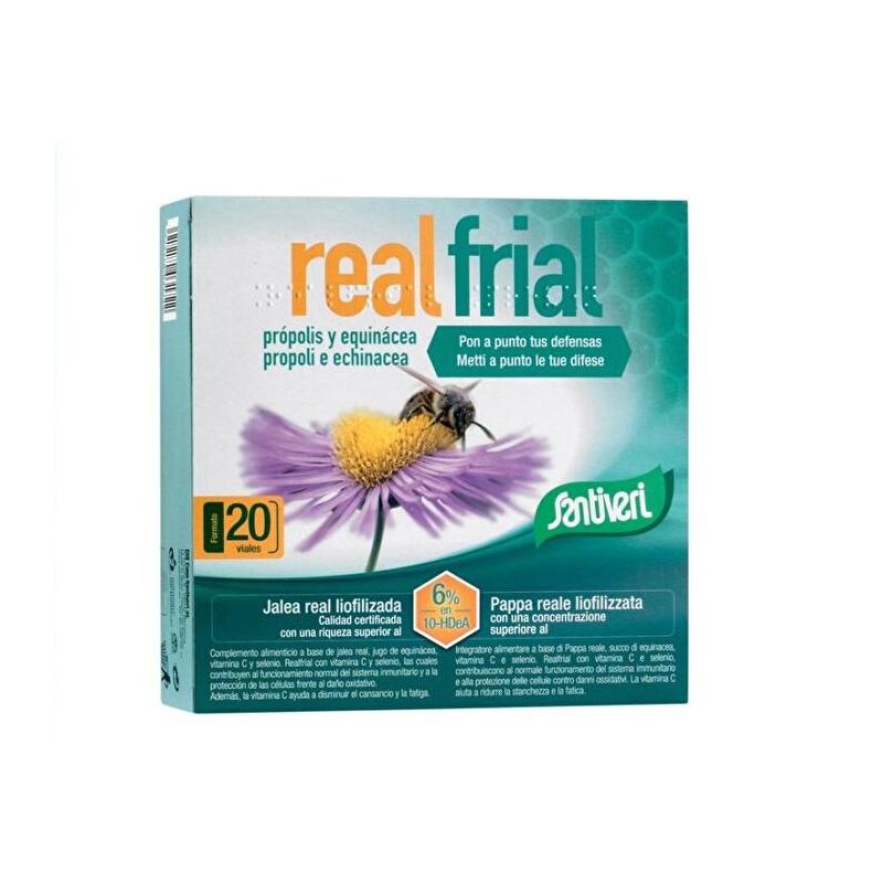Santivieri Realfrial Integratore con Propoli ed Echinacea - 20 Fiale