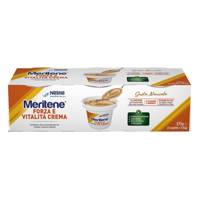 Crema alla Nocciola Meritene - Confezione da 3 X 125g