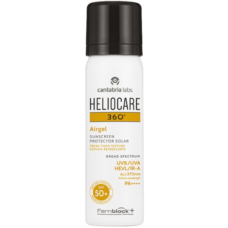 Heliocare 360 Airgel, Protezione Solare SPF50+, 60ml