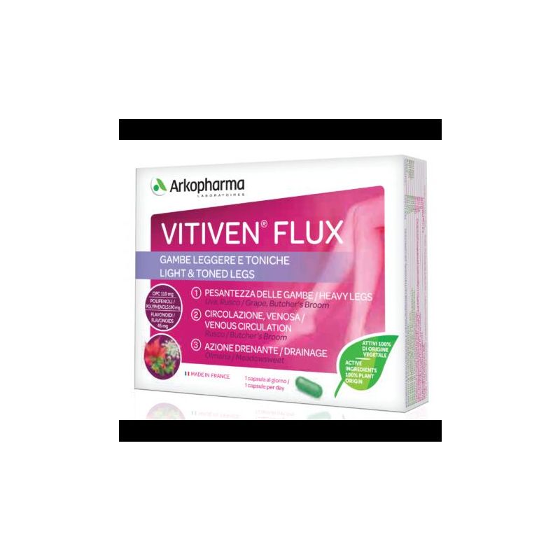 Arkopharma Vitiven Flux - Integratore Alimentare 30 Capsule