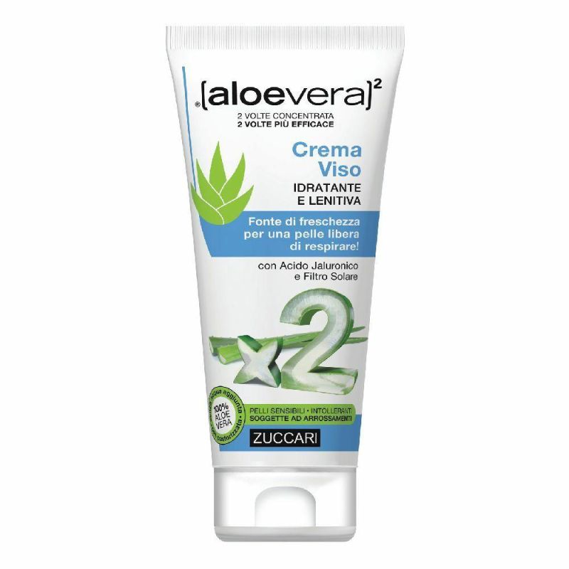 Crema Idratante e Lenitiva Aloevera2 per il Viso - 50ml