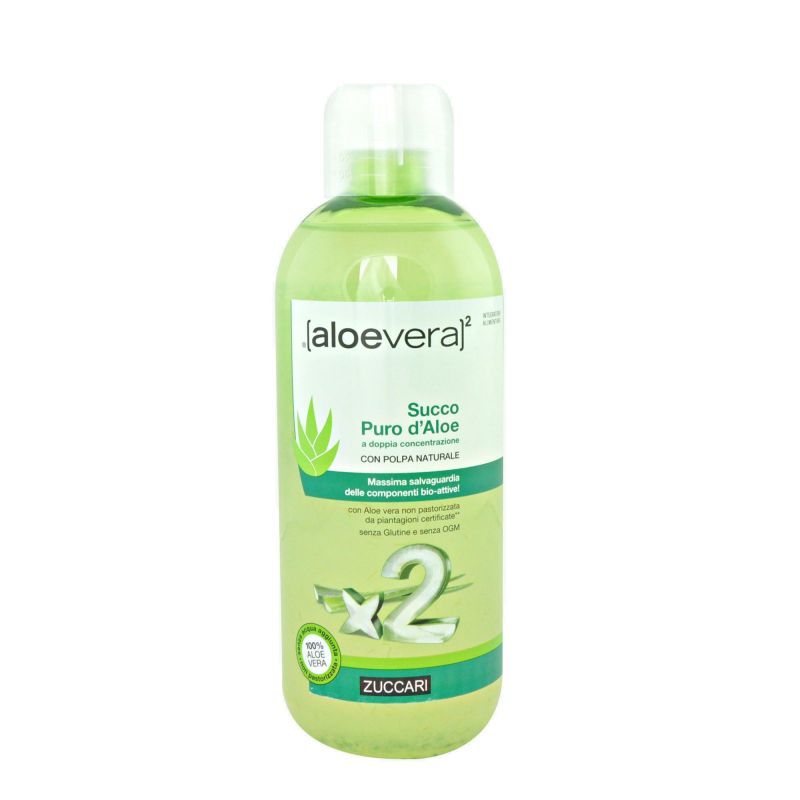 Zuccari - Succo Puro di Aloe Vera a Doppia Concentrazione - 1000ml