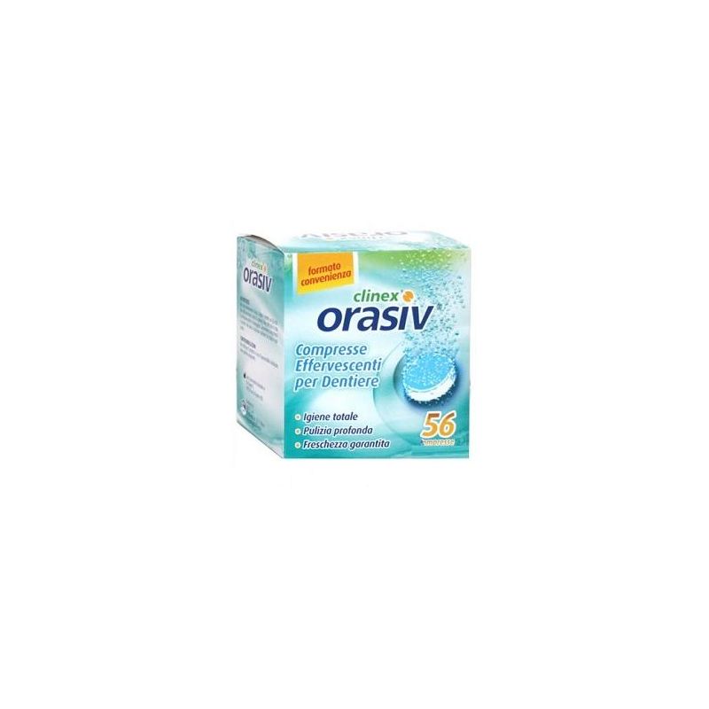 Clinex Orasiv Compresse Effervescenti - Confezione da 56 Pezzi