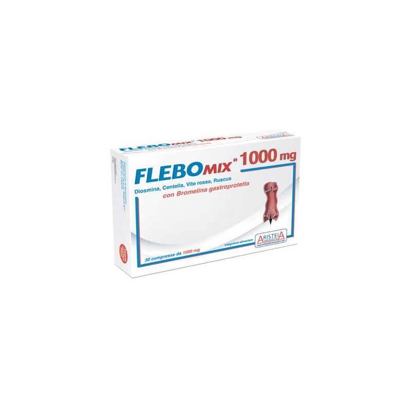 Flebomix 1000 - Integratore per la Circolazione, 30 Compresse