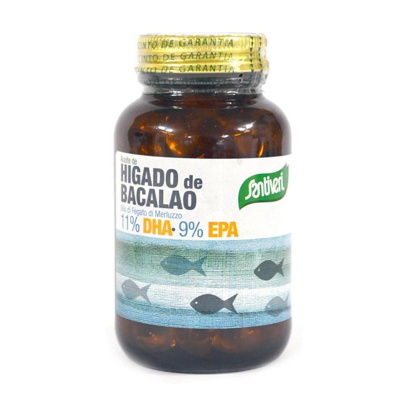 Santiveri Olio di Fegato di Merluzzo in Perle - 120 Capsule