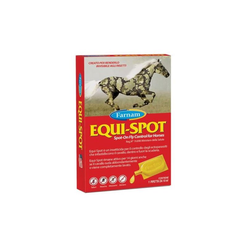 Chifa Equi-Spot Insetticida Per Cavalli 1 Pipetta da 10ml