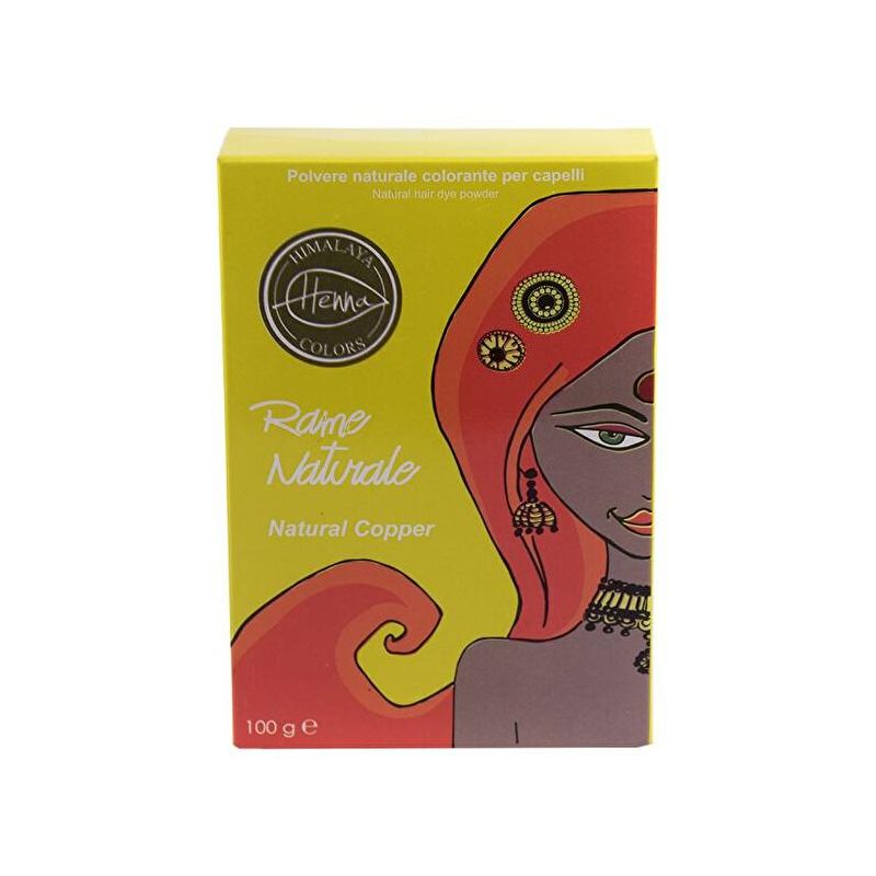 Tinta Capelli Naturale 100g, Colore Rame, con Henna Himalaya