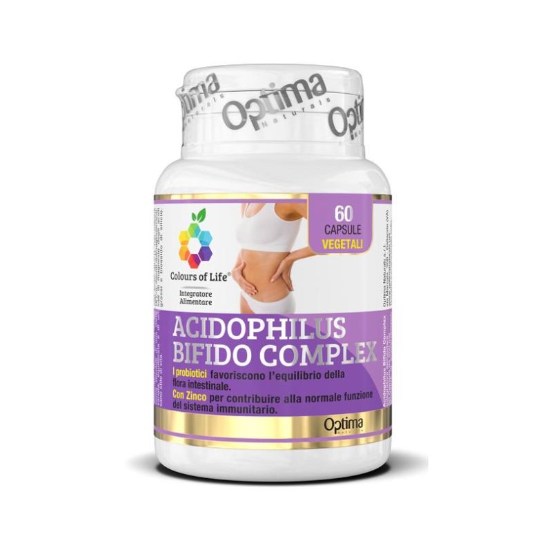 Colours Of Life Complex di Acidophilus e Bifido - 60 Capsule Vegetali