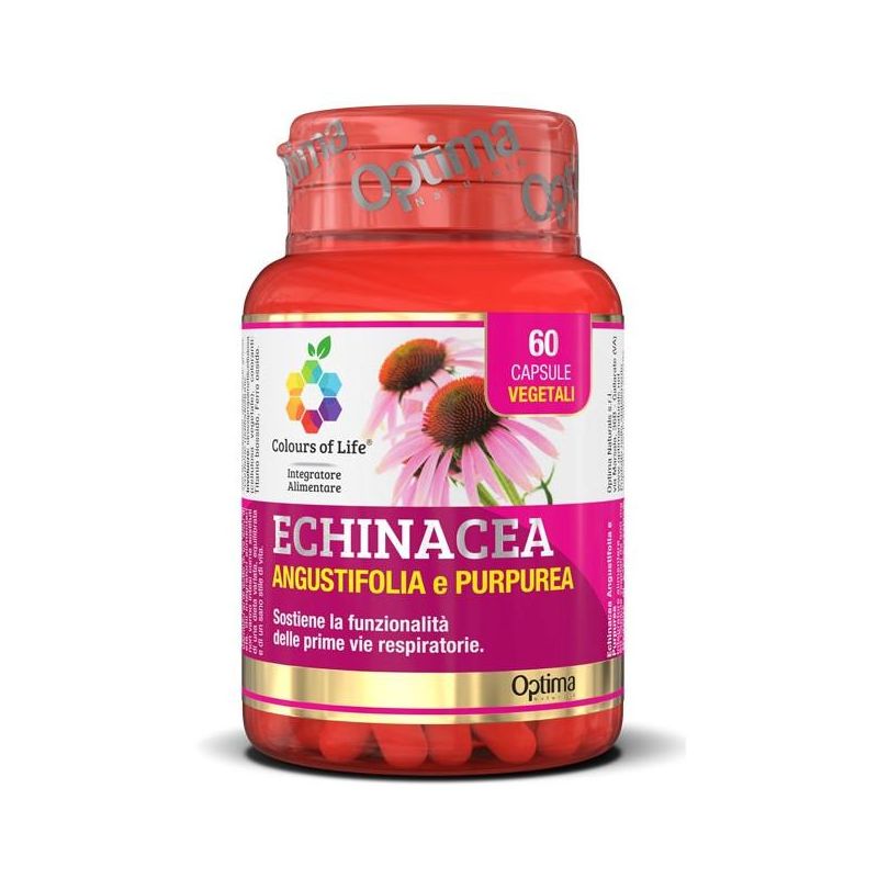 Colours Of Life Echinacea 500mg - 60 Capsule Vegetali