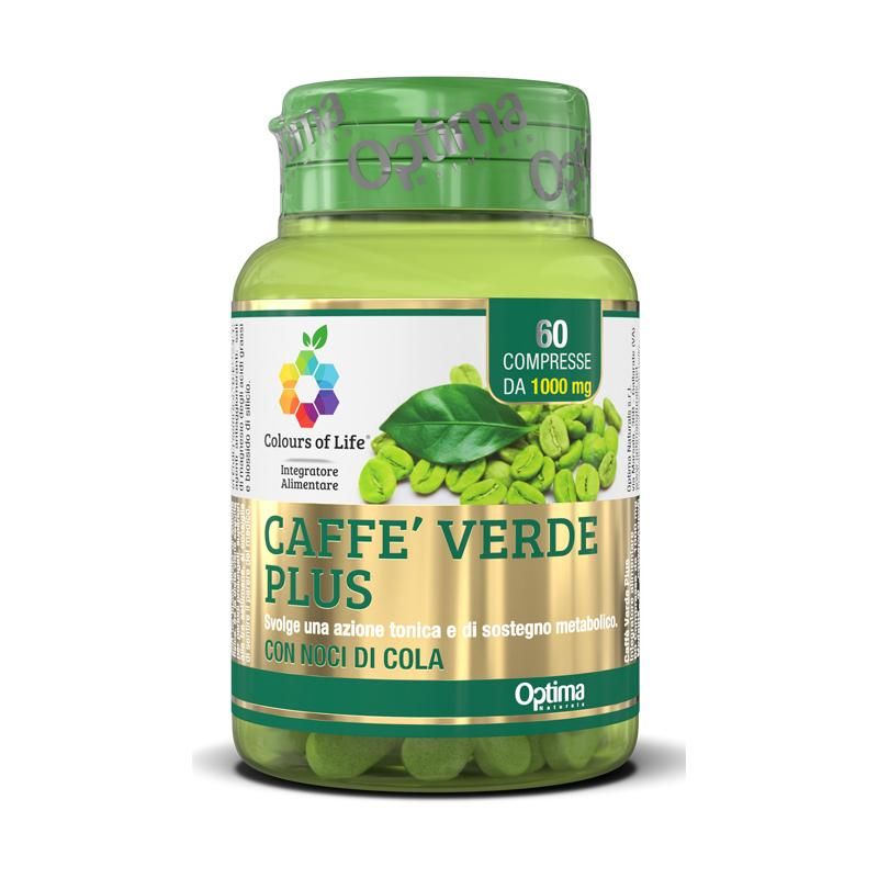 Colours Of Life Caff√® Verde Plus - 1000mg, Confezione da 60 Compresse