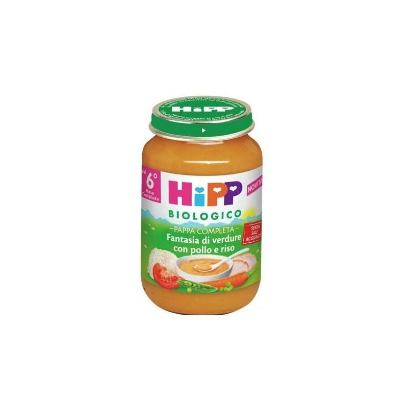 Hipp Bio Fantasia di Verdure con Pollo e Riso 190g