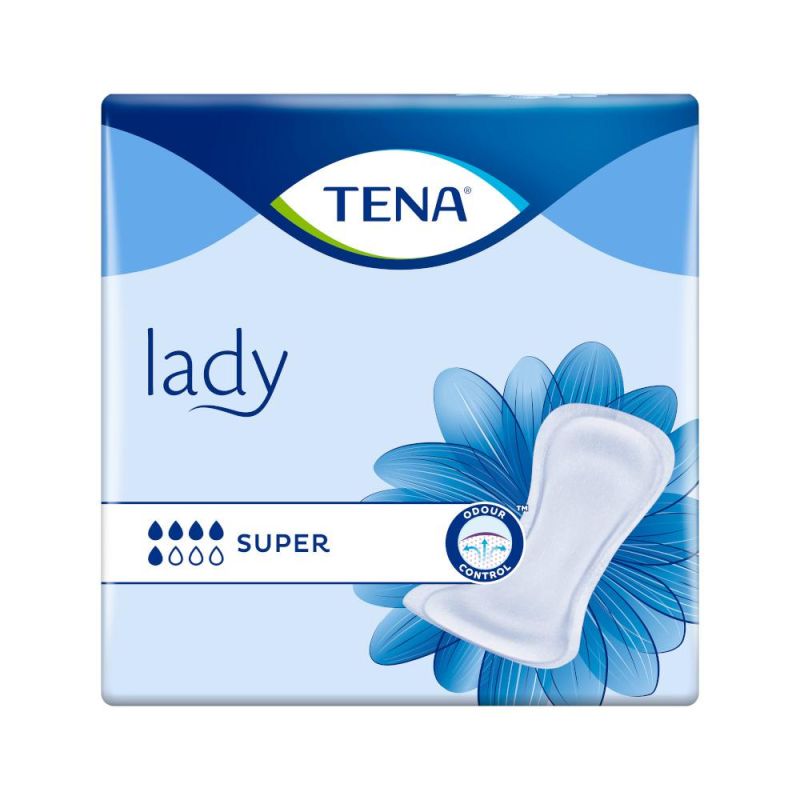 Tena Lady Super - Pacchetto da 15 Assorbenti per Incontinenza Femminile