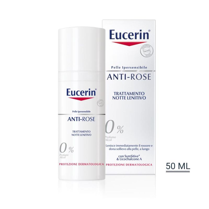 Eucerin Trattamento Notturno Lenitivo Antirose 50ml