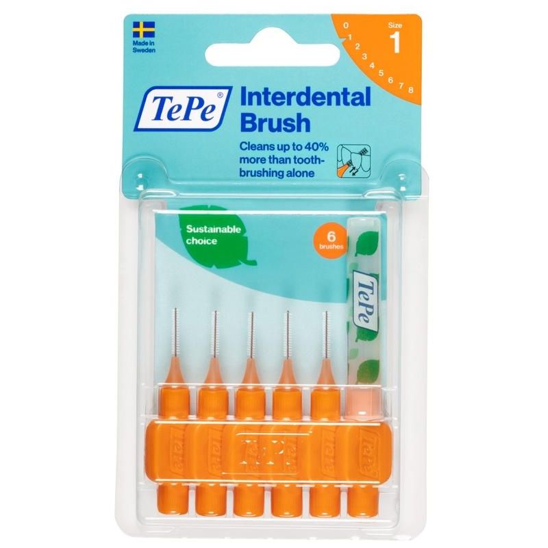 Tepe Original ISO 1 Scovolino Arancio - Pacco da 6 Pezzi