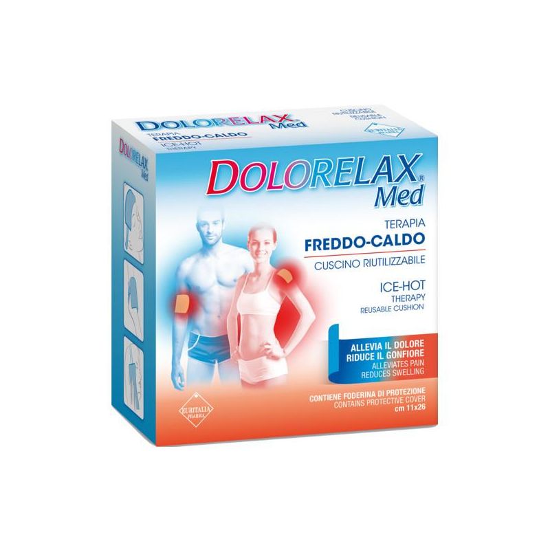 Dolorelax Med Ice-Hot Cuscino Terapeutico Riutilizzabile 11x26