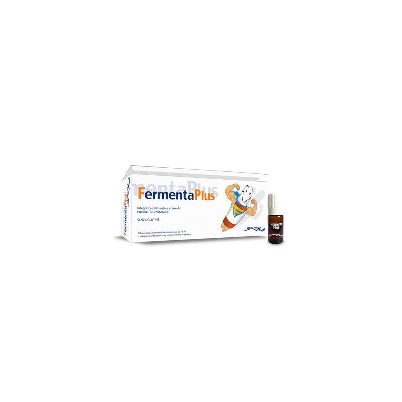 Fermenta Plus - Pacchetto di 7 Flaconcini da 10ml per la Salute Intestinale