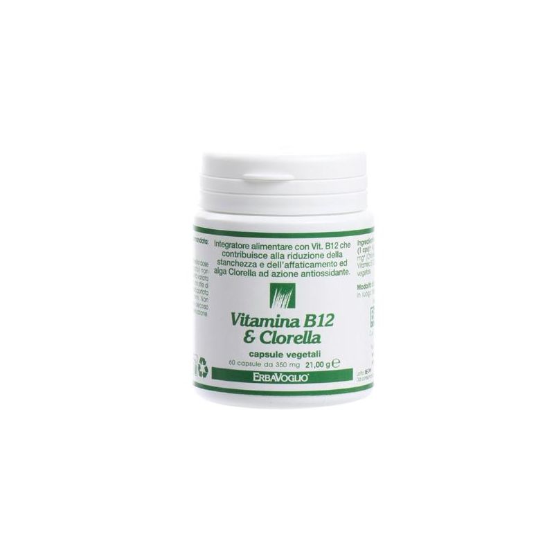 Vitamina B12 con Clorella - 60 Capsule
