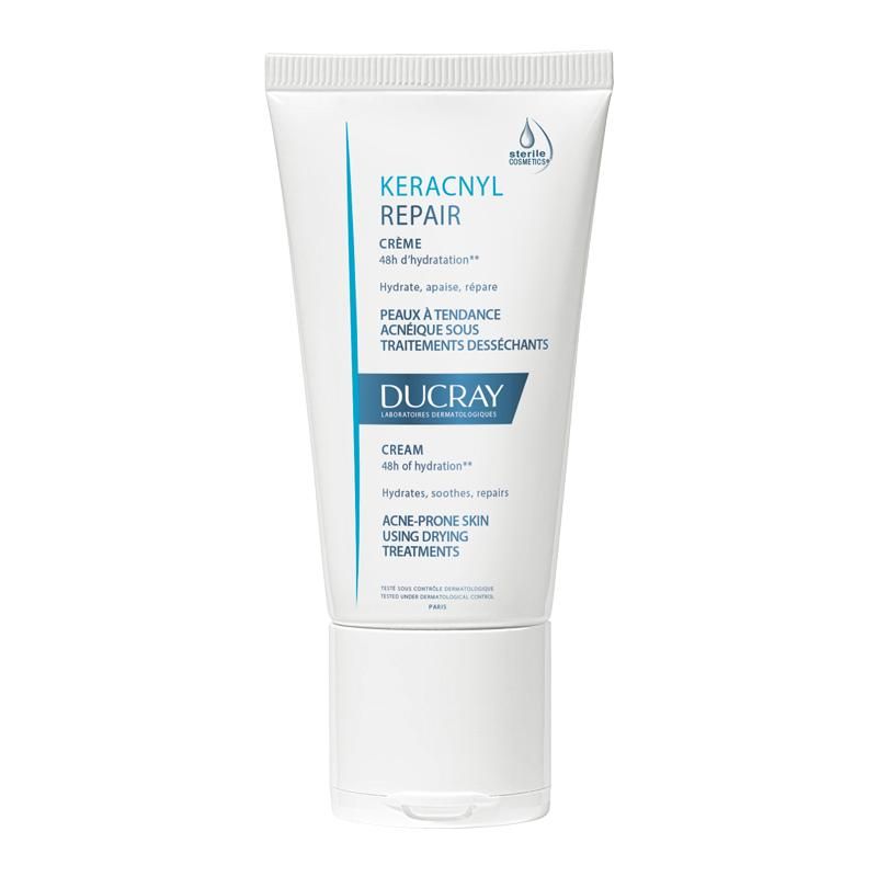 Ducray Keracnyl Repair Crema 50ml per Pelle Grassa o con Tendenza Acneica