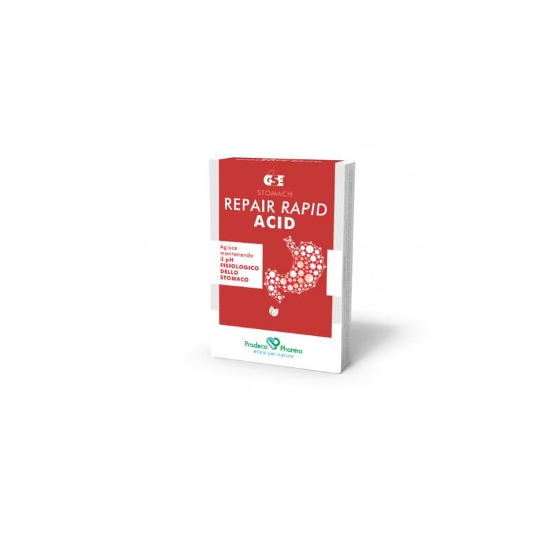 GSE Rapid Acid Repair - Trattamento Digestivo con 12 Compresse