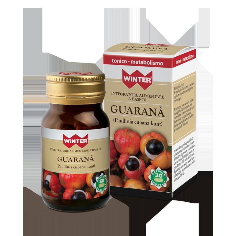 Guarana in Capsule Vegetali per l'Inverno - Confezione da 30
