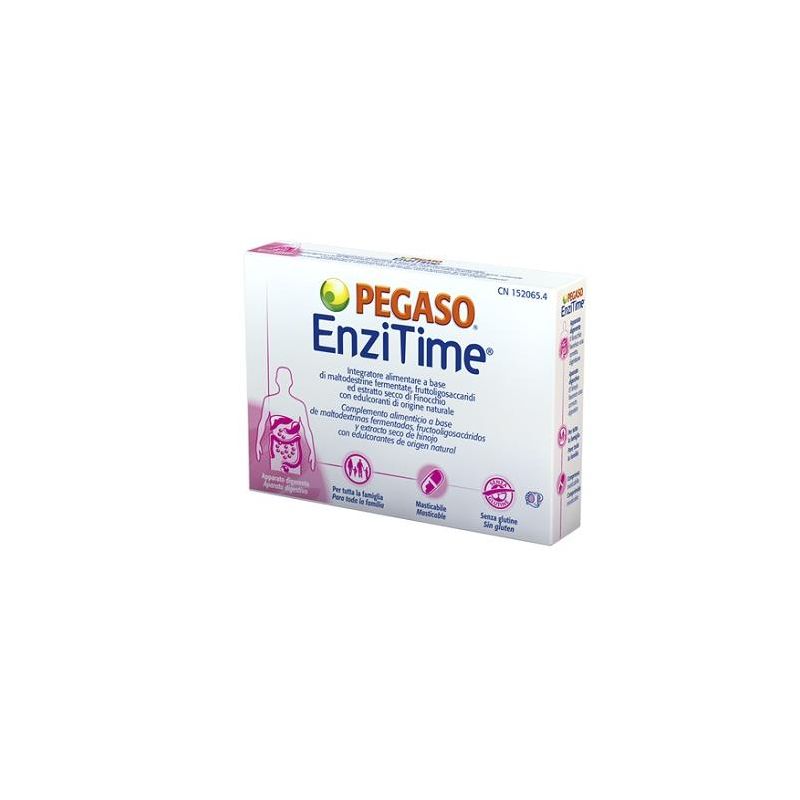 Enzitime Masticabili - 24 Compresse per la Digestione