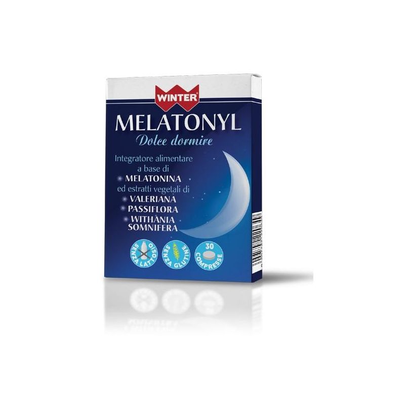 Dolce Dormire Melatonyl - Compresse Invernali per il Sonno, 30 compresse