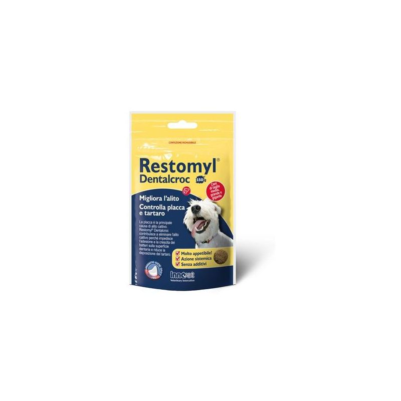 Restomyl Dentalcroc - Supporto Nutrizionale per Cani 150g
