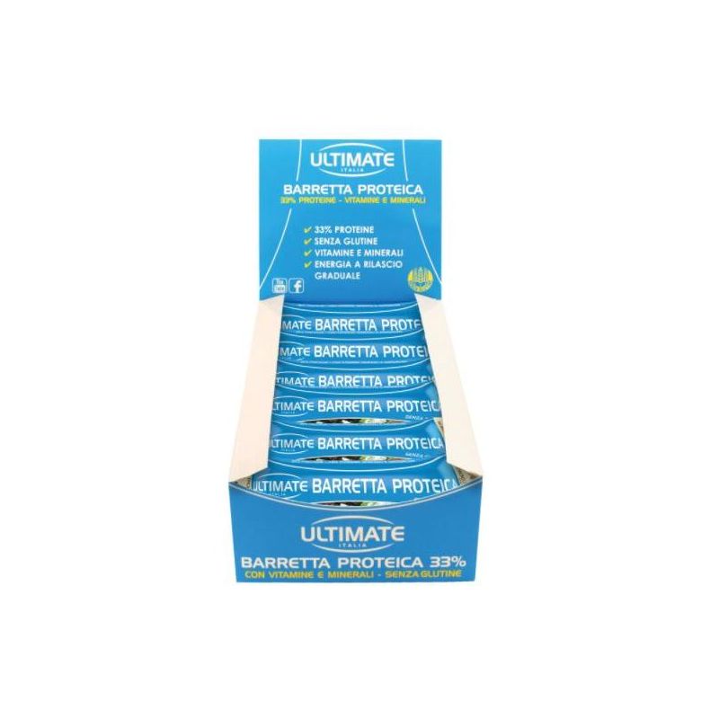 Barretta Proteica Premium Vaniglia e Cookies - Pacco da 24