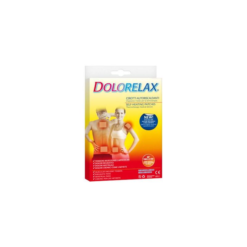Dolorelax Med Cerotto - Effetto Calore, Pacco da 3 Pezzi