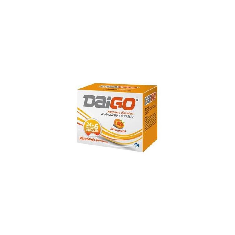 Daigo Magnesio e Potassio in Bustine Gusto Arancia - 240g