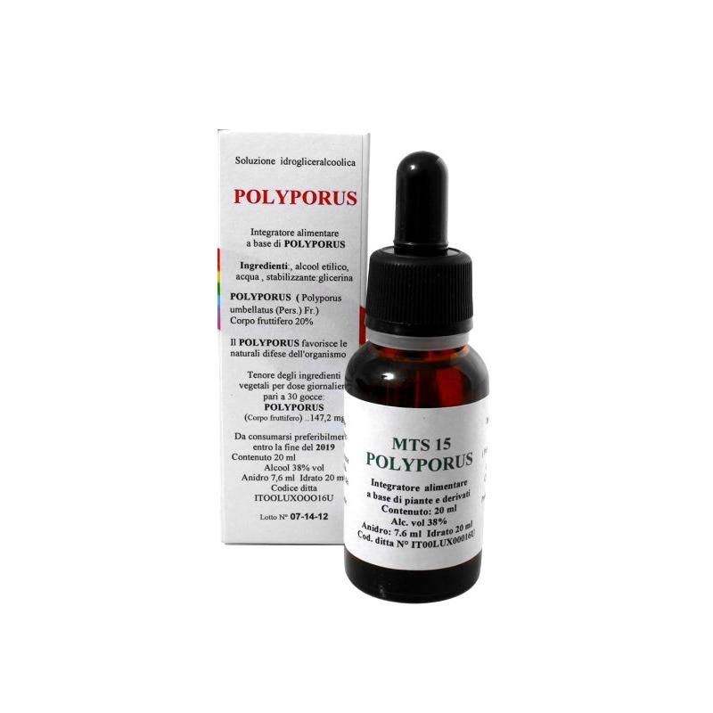 Alkaest Mts15 Polyporus - Integratore Alimentare in Gocce da 20ml